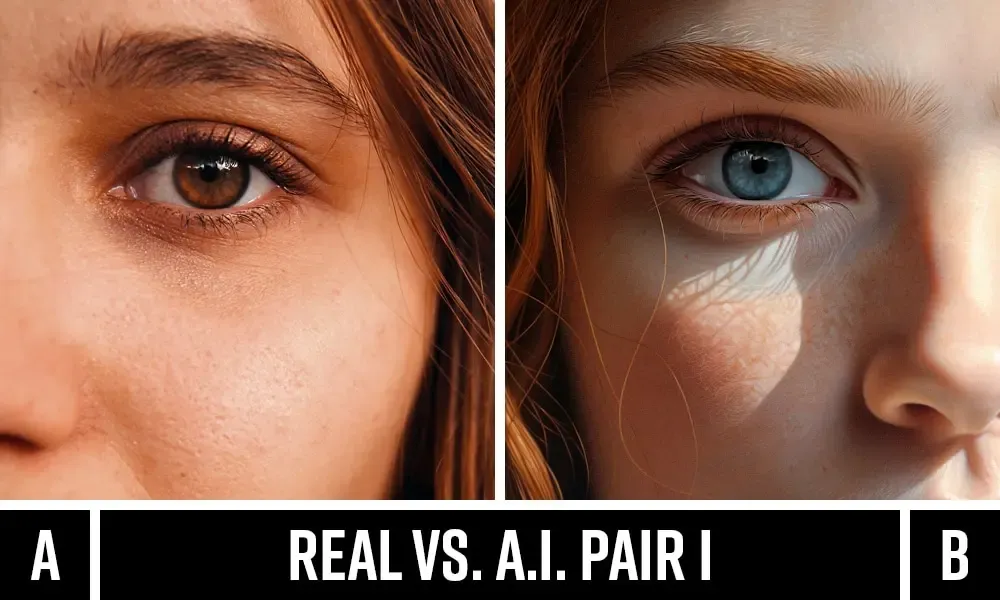 real vs AI Image
