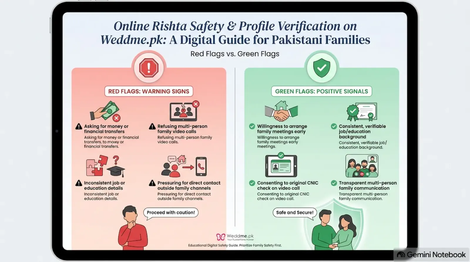 red vs green flags rishta guide