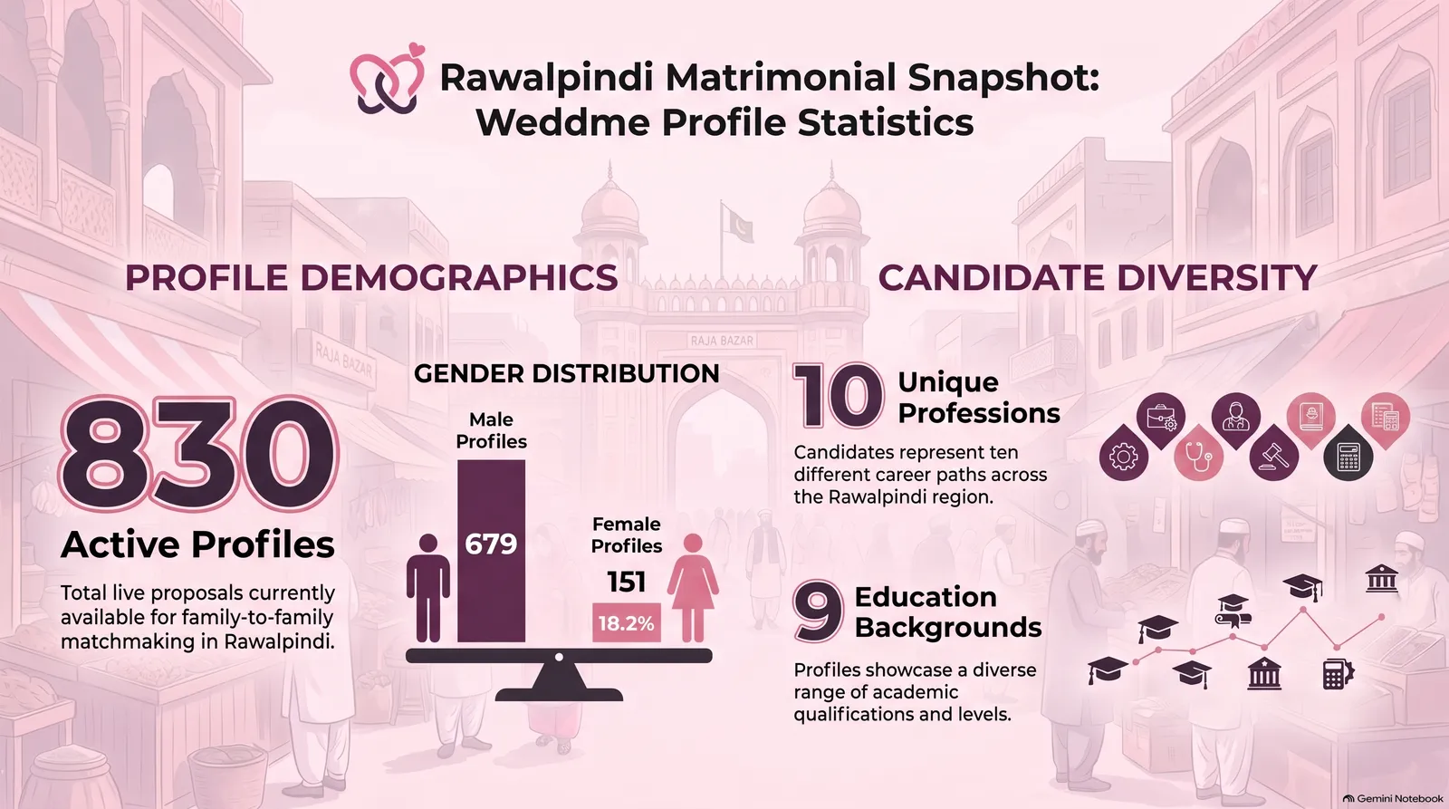 Rawalpindi Matrimonial Profile Statistics (1)