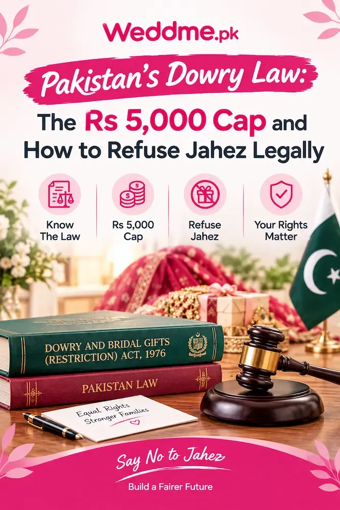 Pakistan's Dowry Law: The Rs 5,000 Cap and How to Refuse Jahez Legally