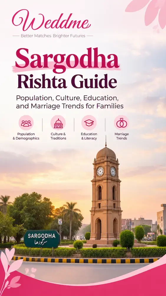 Sargodha Rishta Guide ,Population, Culture, Education, and Marriage Trends for Families