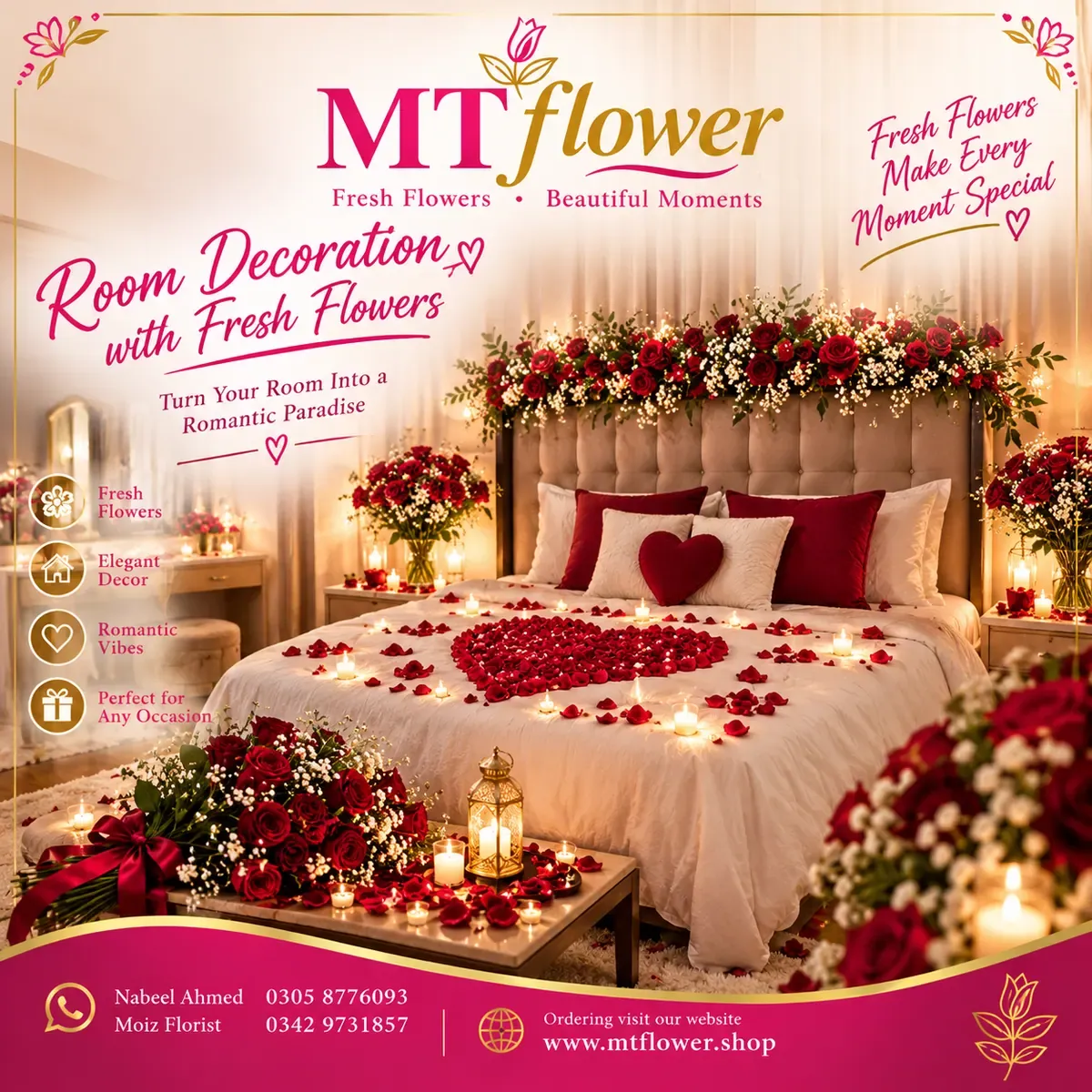 MT Flower decor and flowers