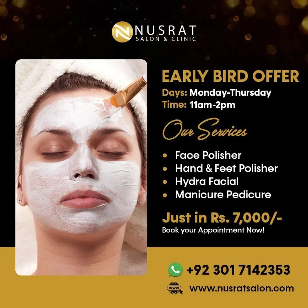 Nusrat Salon makeup and styling work