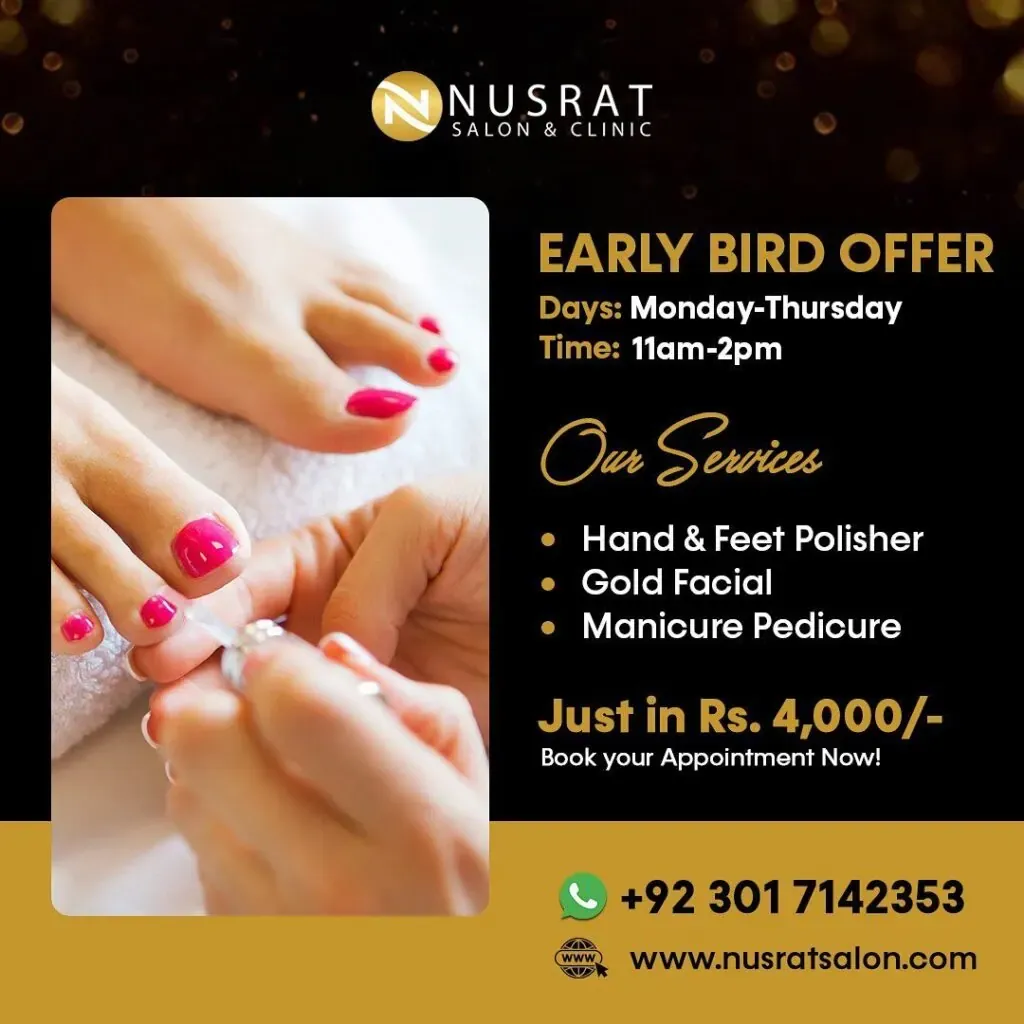Nusrat Salon makeup and styling work