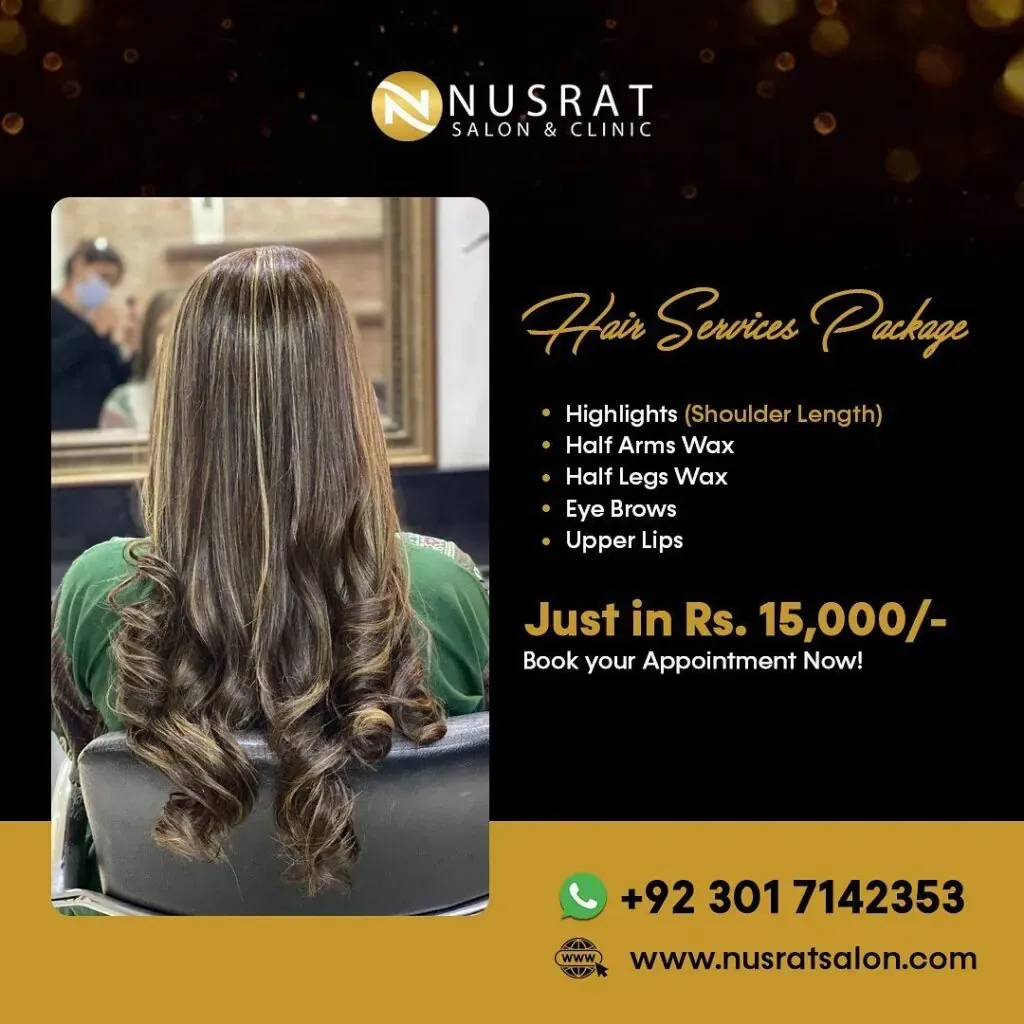 Nusrat Salon makeup and styling work