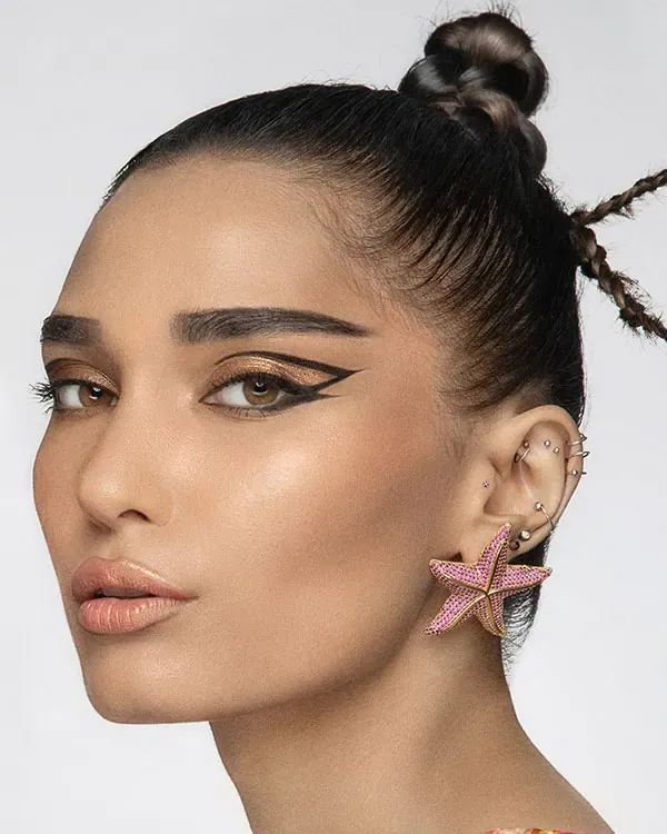 NABILA Lahore makeup and styling work