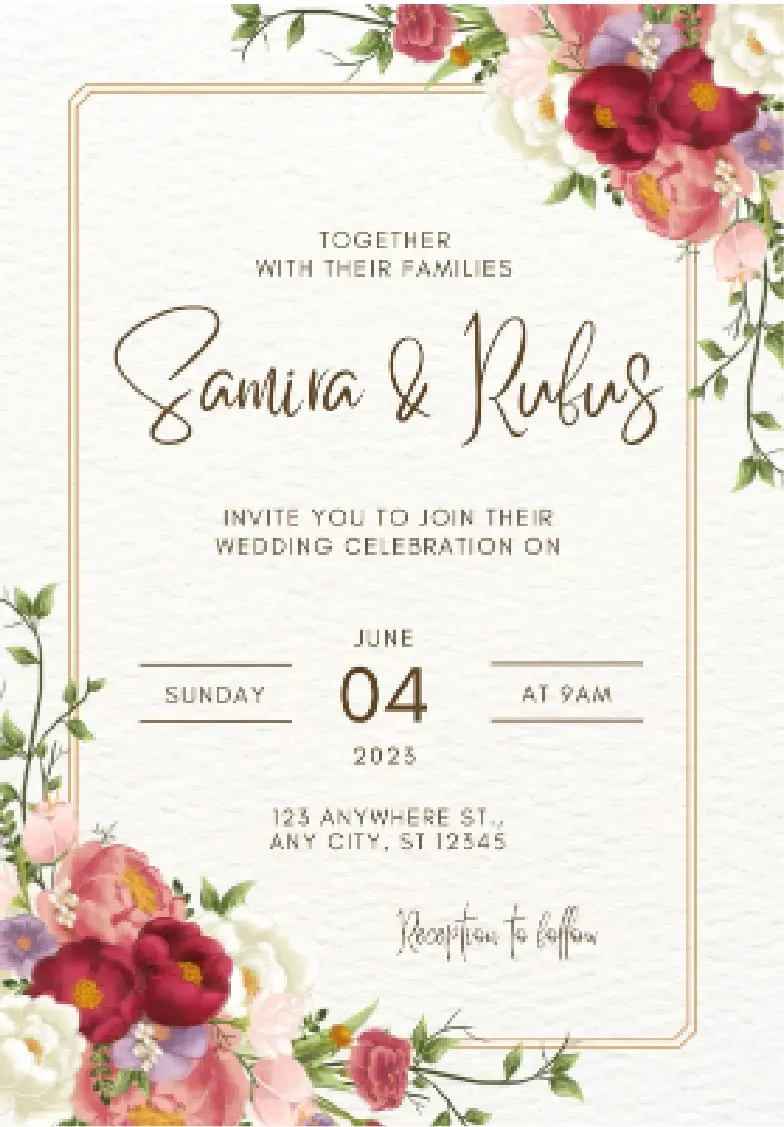 EzyPrint wedding card designs